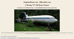 Desktop Screenshot of airplanehome.com